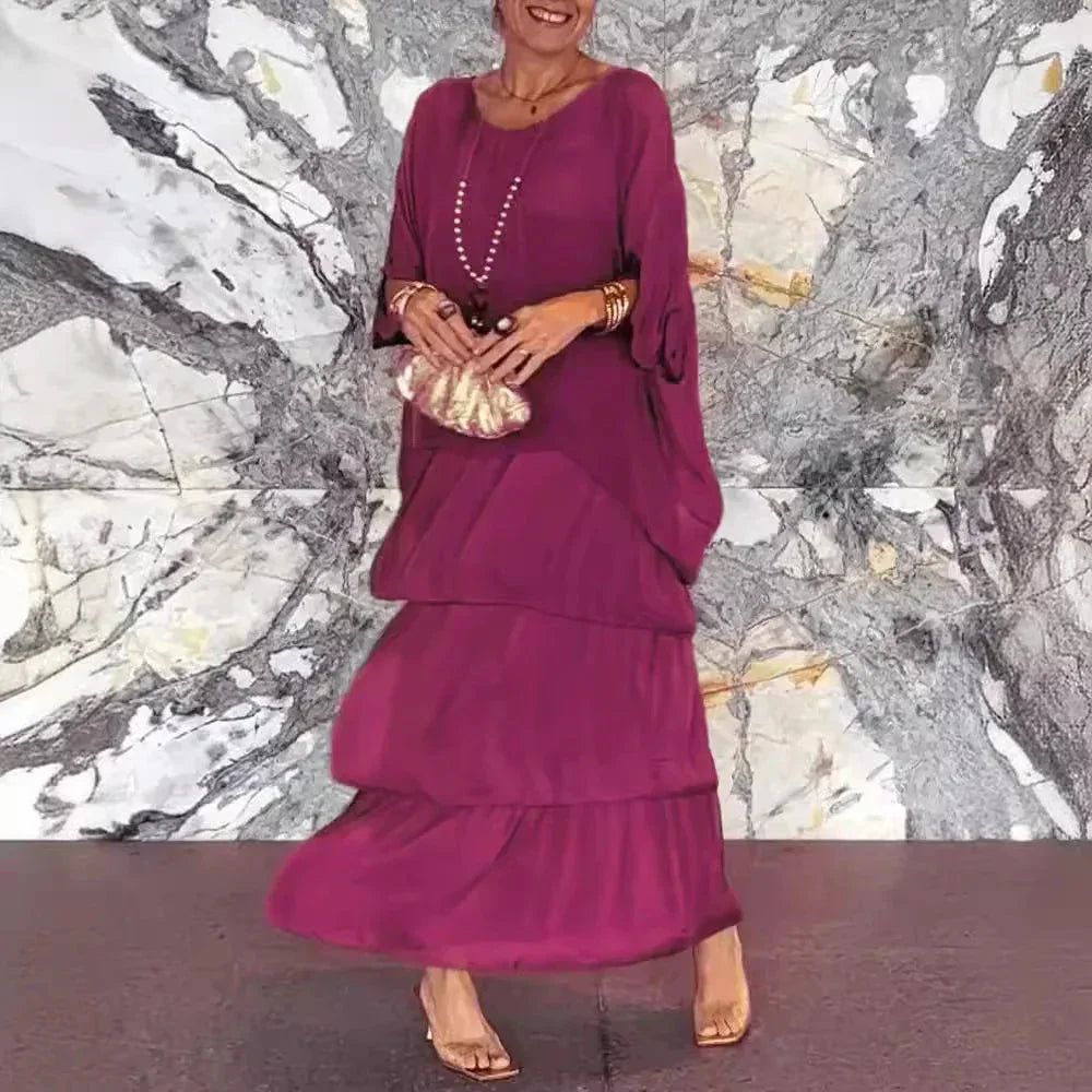 SUSAN | LONG AND FLOWING ELEGANT DRESS