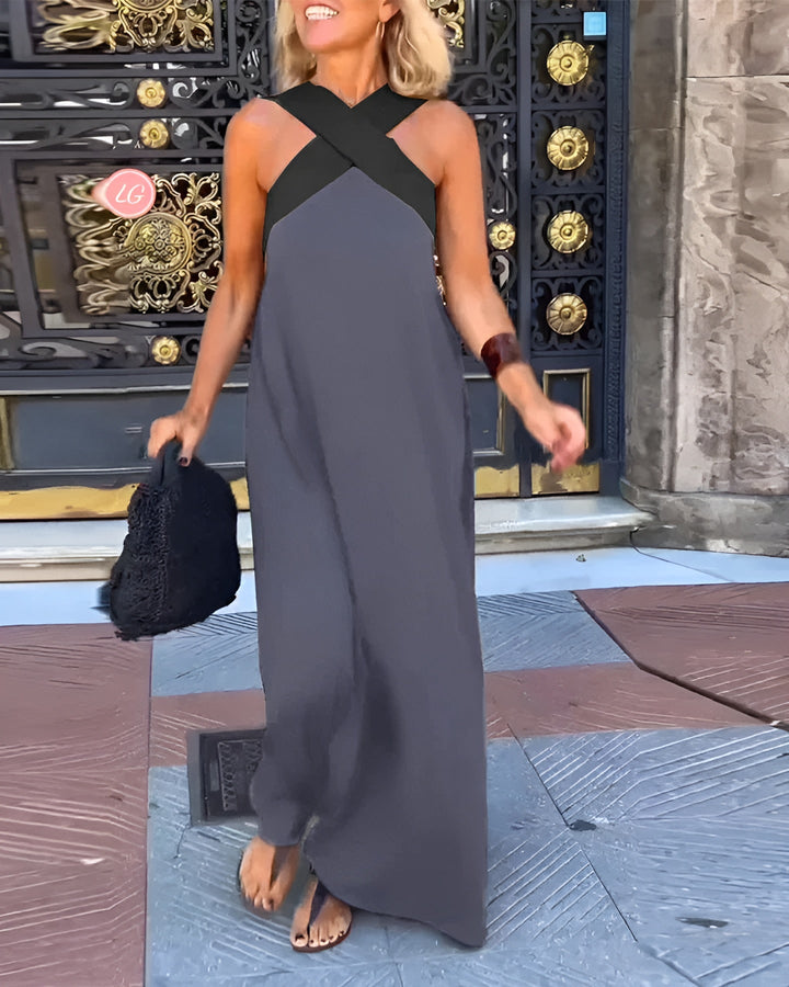ELEANOR | CROSSOVER CUT DRESS