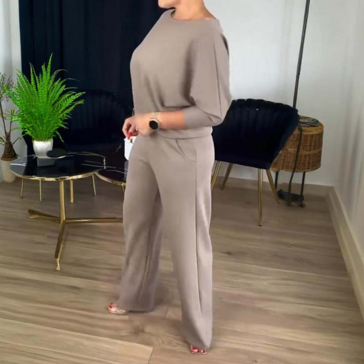 Maeve™ | Longline Cardigan & Wide Leg Pants Set