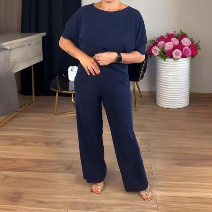 Maeve™ | Longline Cardigan & Wide Leg Pants Set